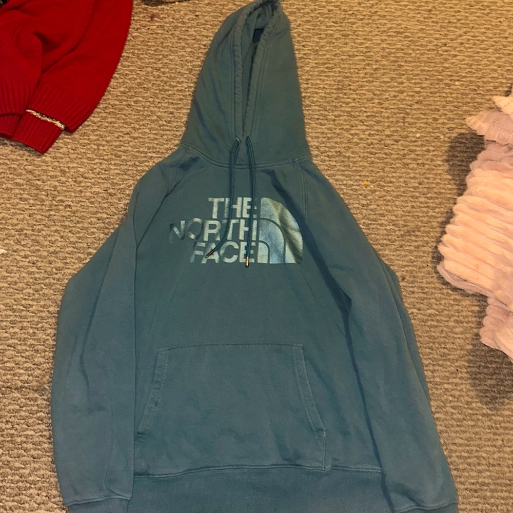 Blue The North Face Women’s Hoodie Size L